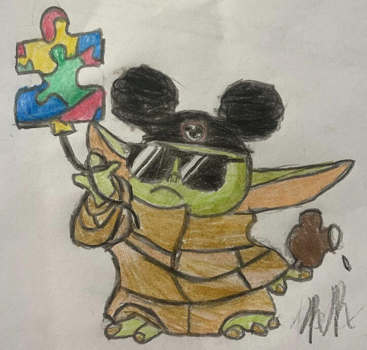 Art of a Disney World t-shirt