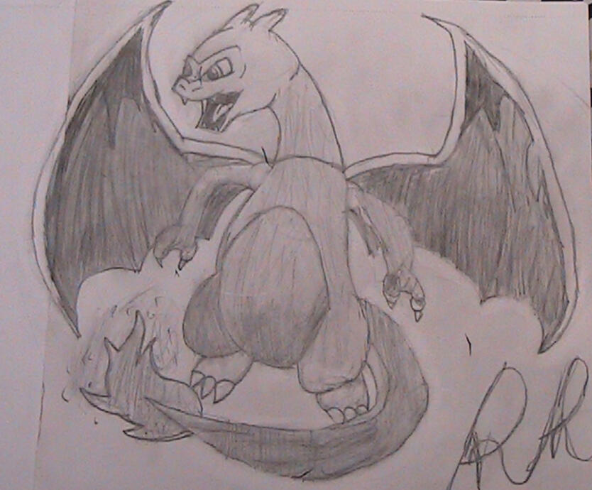 Sketch of Charizard