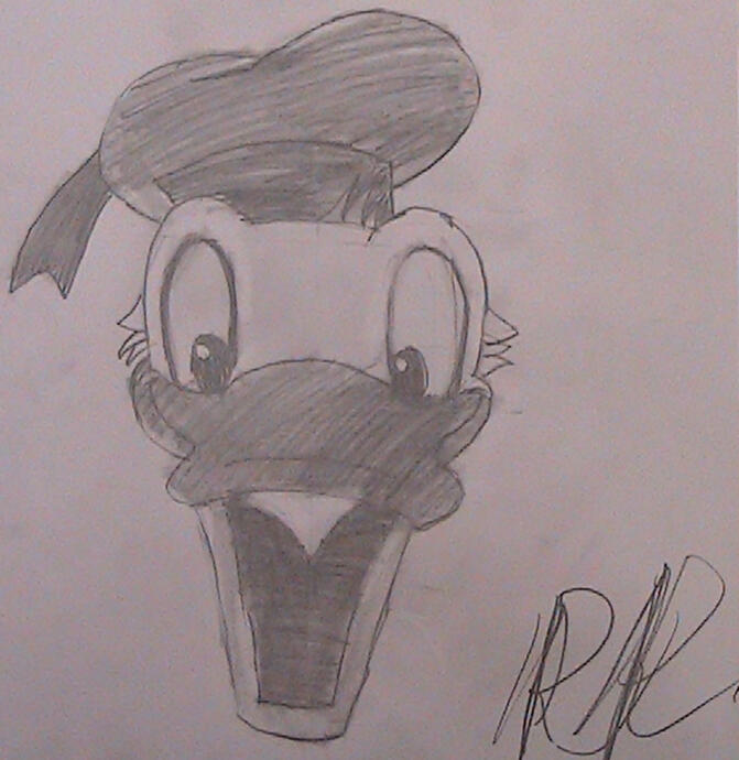 Sketch of Donald Duck
